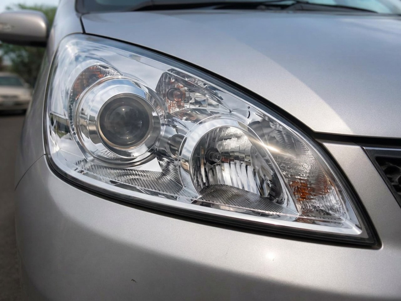 Faded headlight restoration after